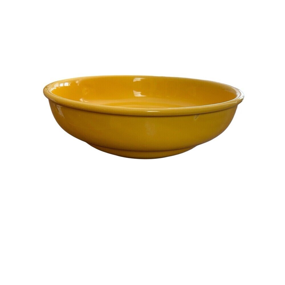 Vintage Original 1940s  Betty Crocker Promo Bowl Yellow 8- 1/2 x 2-3/4 inch